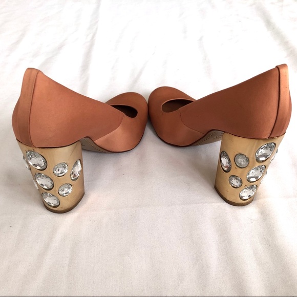 Tory Burch Shoes - Tory Burch Satin and Embellished Heels